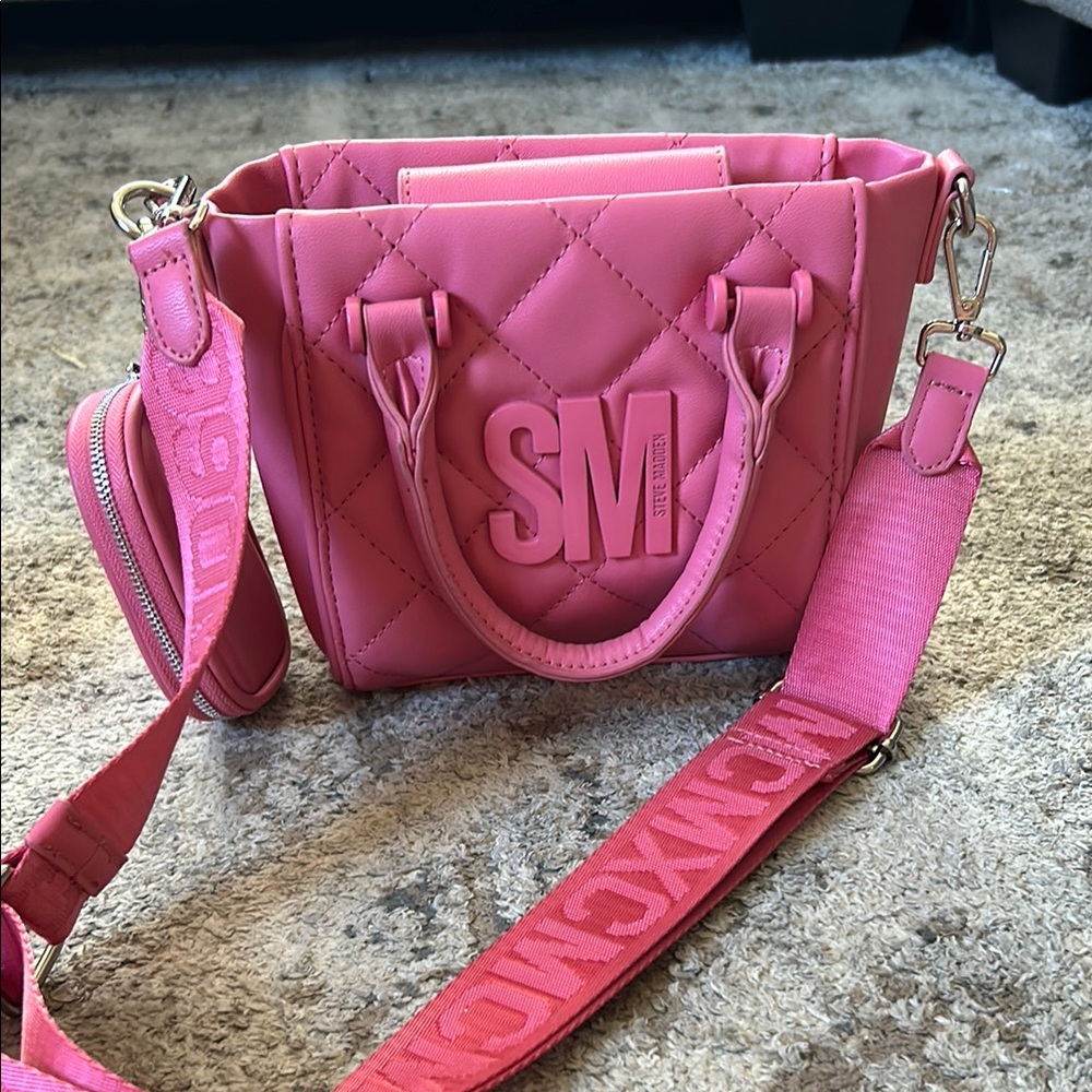 Steve Madden pink bag